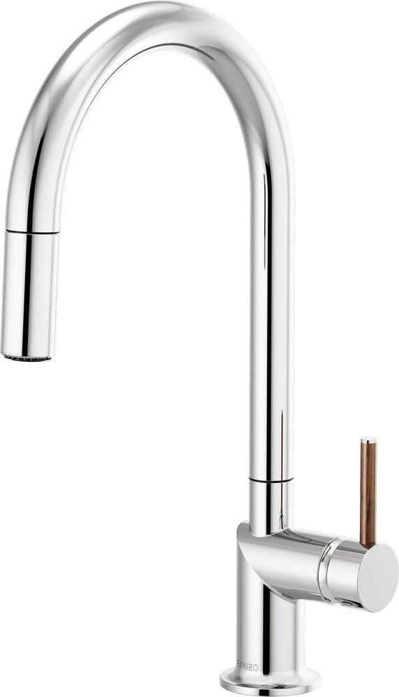 Brizo Chrome Single Handle Pull Down Kitchen Faucet 