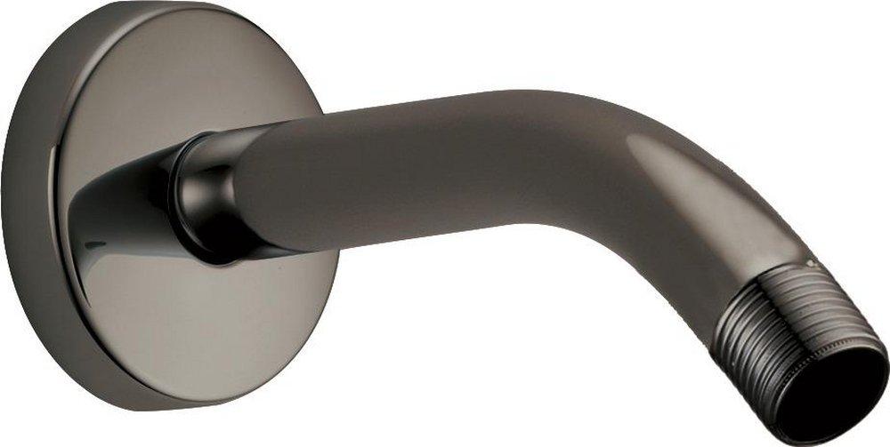 7 in. Shower Arm and Flange in Brilliance® Black Onyx 