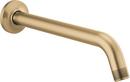 10 in. Shower Arm and Flange in Luxe Gold