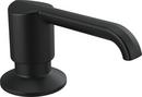 Delta Faucet Matte Black 2-5/8 in. 13 oz. Kitchen Soap Dispenser 