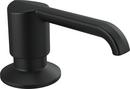 Delta Faucet Matte Black 2-5/8 in. 13 oz. Kitchen Soap Dispenser 