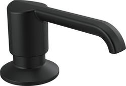 2-5/8 in. 13 oz. Kitchen Soap Dispenser in Matte Black