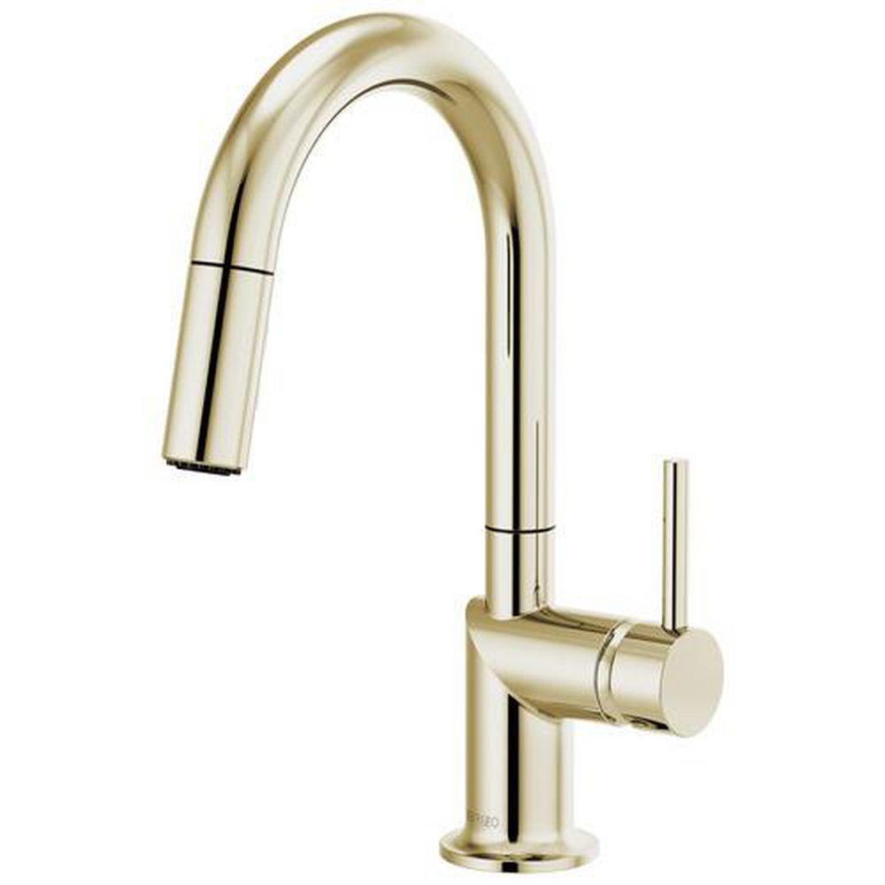 Brizo Polished Nickel Pull Down Kitchen Faucet 