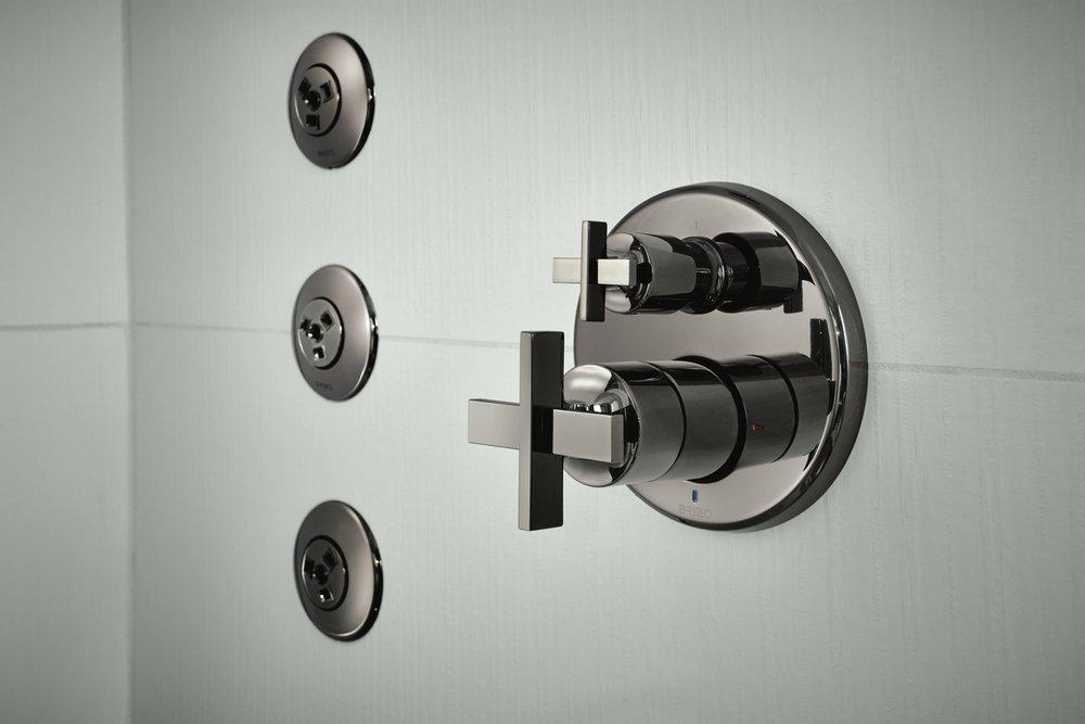 Brizo Brilliance Black Onyx Single Function Body Spray 