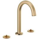 Brizo Luxe Gold Widespread Bathroom Sink Faucet 