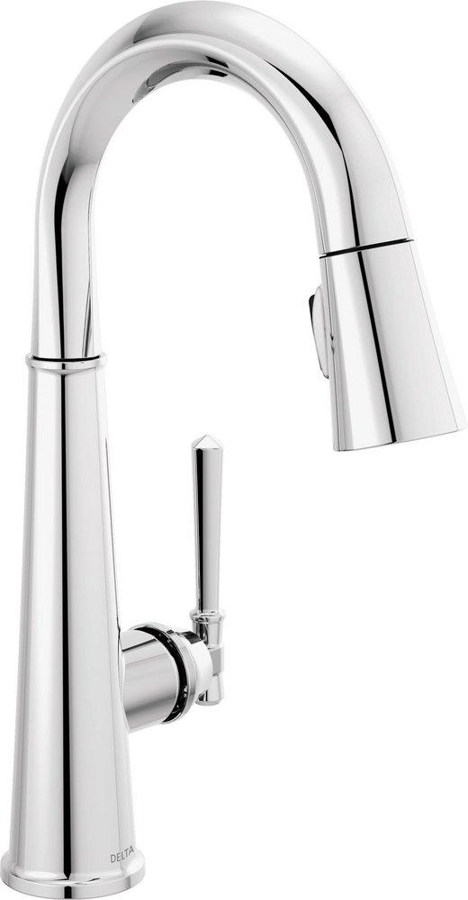 Delta Faucet Lumicoat Chrome Single Handle Lever Bar Faucet 