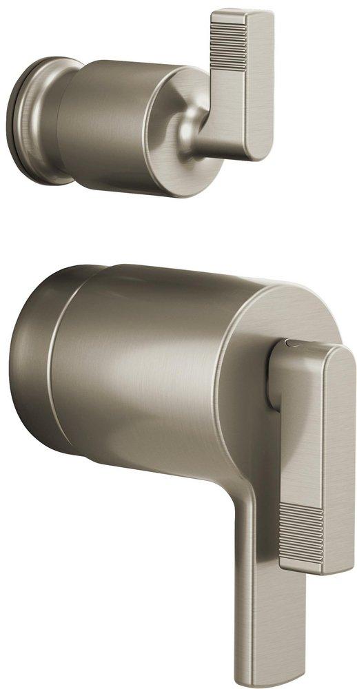 Brizo Luxe Nickel Two Handle Bathtub & Shower Faucet (Trim Only) 