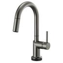 Single Handle Pull Down Bar Faucet in Luxe Steel (Handle Sold Separately)