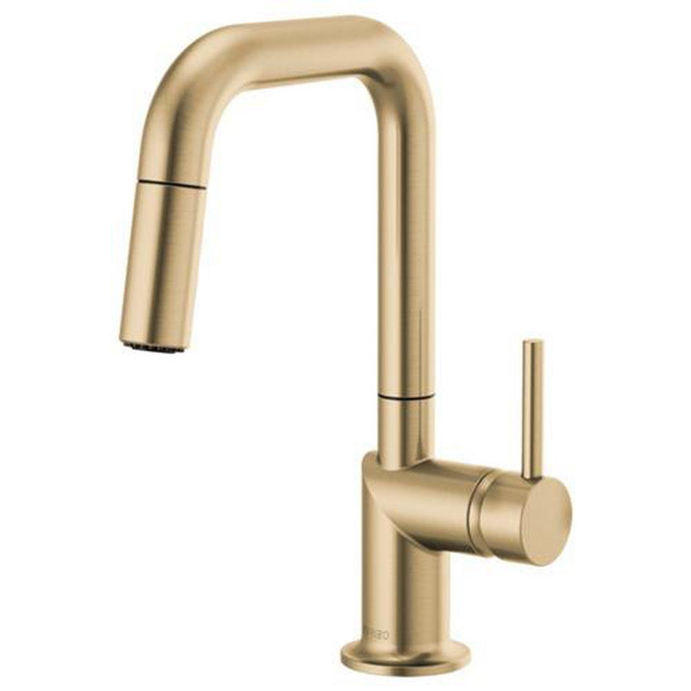 Pull Down Kitchen Faucet in Luxe Gold 