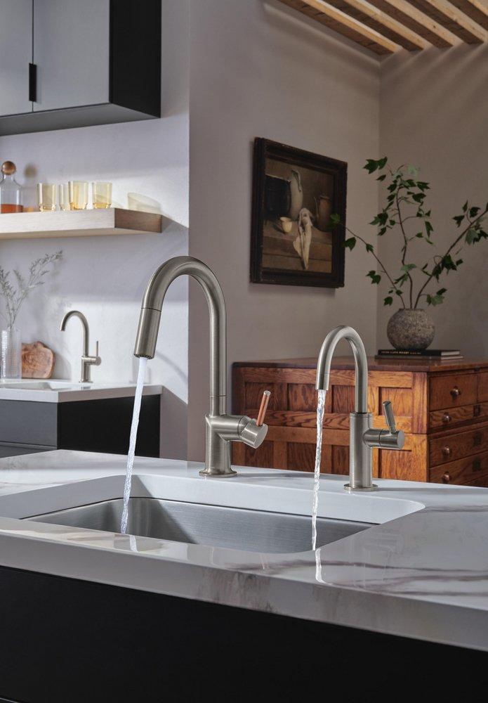 Brizo Luxe Steel Wood Handle Kit 