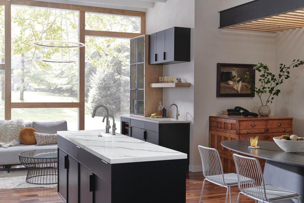 Brizo Luxe Steel Wood Handle Kit 