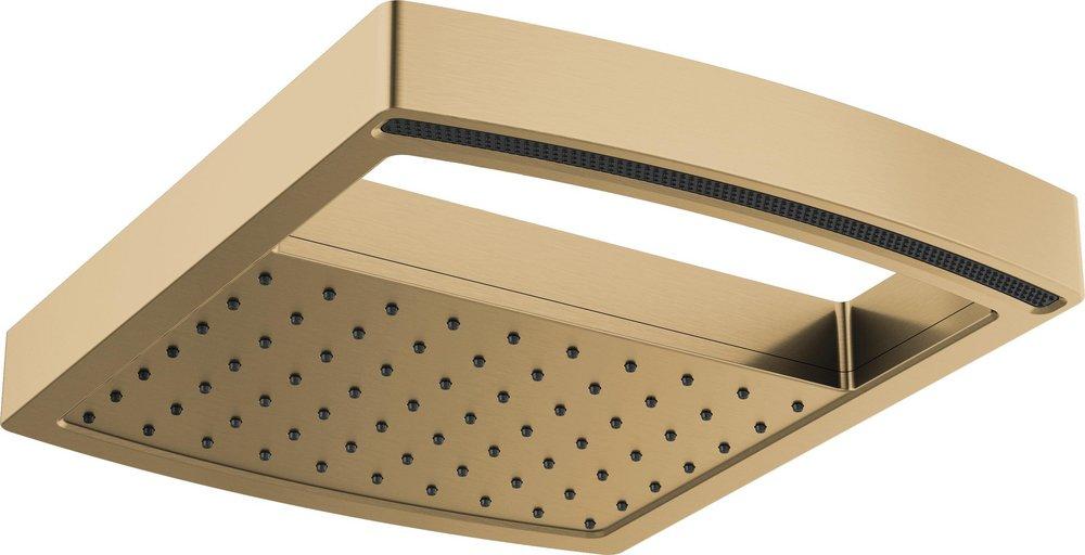 Brizo Luxe Gold Multi Function Canopy Spray, Full Spray and Full Spray with Canopy Showerhead 