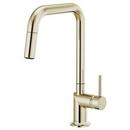 Brizo Polished Nickel Single Handle Pull Down Kitchen Faucet 