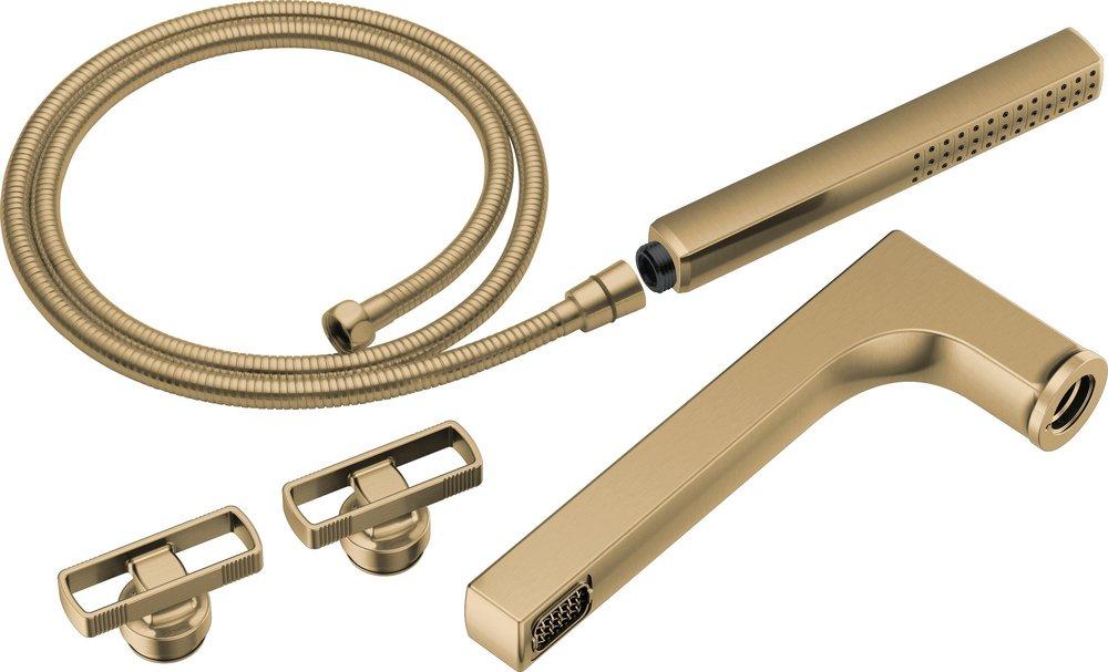 Brizo Luxe Gold Two Handle Wall Mount Filler 