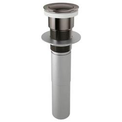 Push Button Drain Assembly in Brilliance Black Onyx