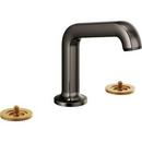 Two Handle Widespread Bathroom Sink Faucet in Brilliance Black Onyx (Handles Sold Separately)