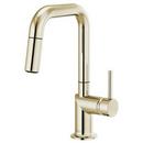 Single Handle Pull Down Kitchen Faucet in Polished Nickel (Handle Sold Separately)