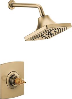 Multi Function Shower Faucet in Luxe Gold (Trim Only) (Handles Sold Separately)