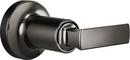 Sensori Volume Control Trim with Lever Handle in Brilliance® Black Onyx