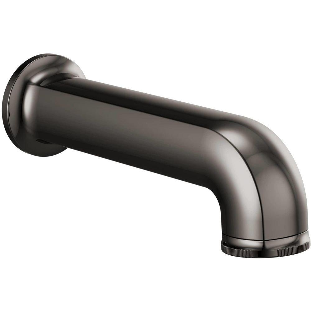 Brizo Brilliance Black Onyx 2-3/4 x 9-11/16 in. NPT and Sweat Solid Brass Diverter Tub Spout 