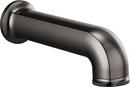 Brizo Brilliance Black Onyx 2-3/4 x 9-11/16 in. NPT and Sweat Solid Brass Diverter Tub Spout 