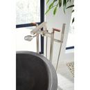 Brizo Luxe Nickel 1/2 x 30-1/2 in. Slip Solid Brass Tub Filler Union 