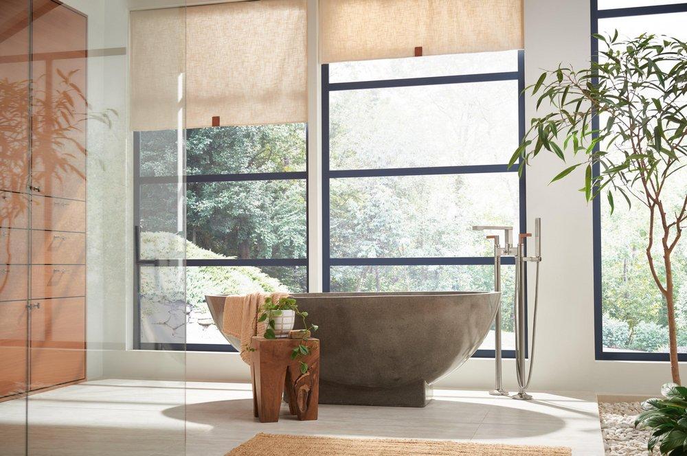 Brizo Luxe Nickel 1/2 x 30-1/2 in. Slip Solid Tub Filler Union 