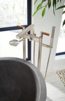 Brizo Luxe Nickel 1/2 x 30-1/2 in. Slip Solid Tub Filler Union 