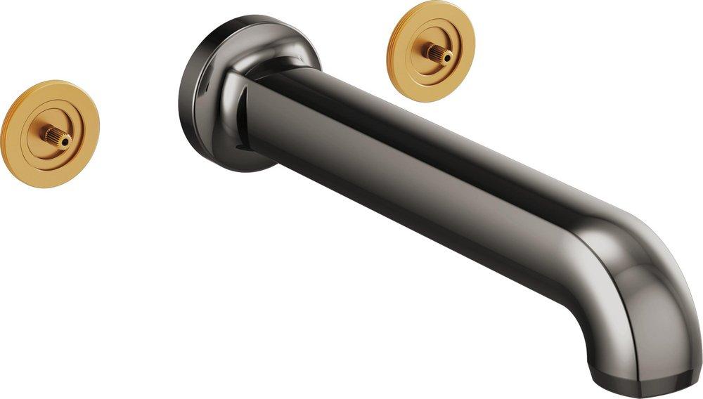 Brizo Brilliance Black Onyx Wall Mount Filler 
