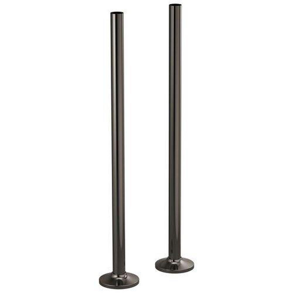 Brizo Brilliance&reg; Black Onyx 1/2 x 30-1/2 in. Slip Solid Tub Filler Union 