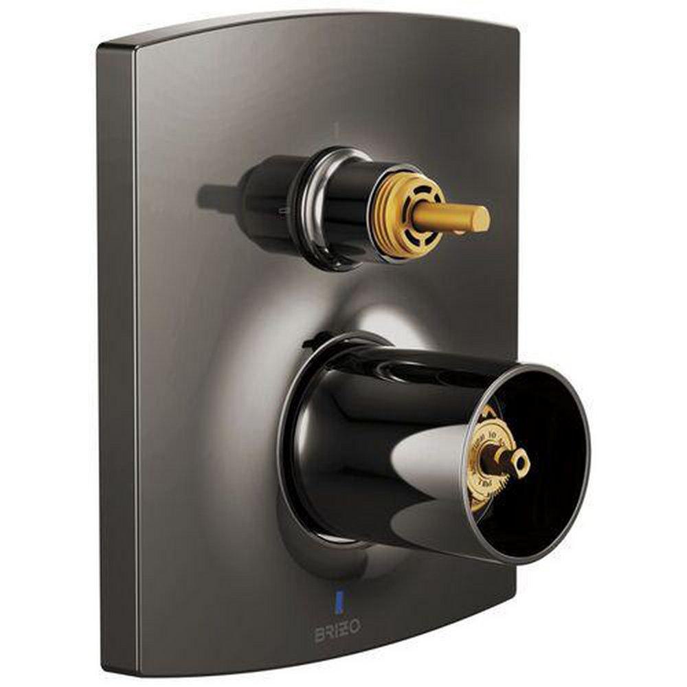 Brizo Brilliance Black Onyx Two Handle Bathtub & Shower Faucet (Trim Only) 