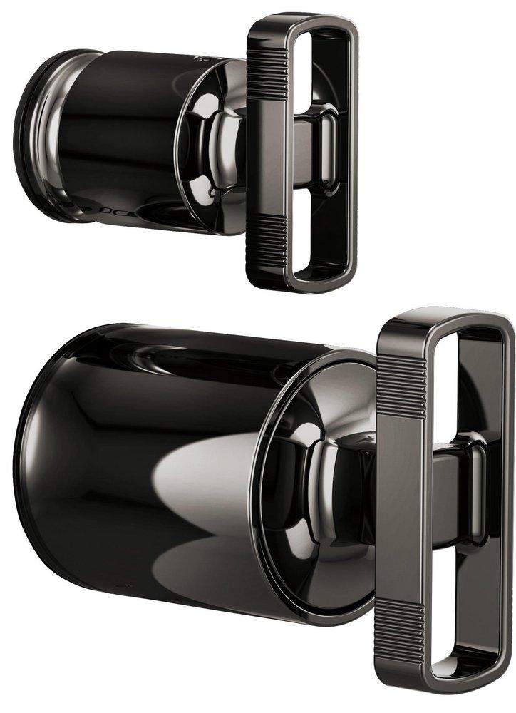 Brizo Brilliance Black Onyx Two Handle Bathtub & Shower Faucet (Trim Only) 