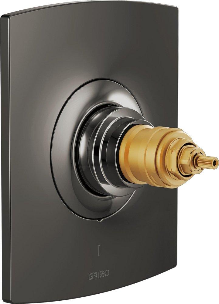 Brizo Brilliance Black Onyx No Handle Bathtub & Shower Faucet (Trim Only) 