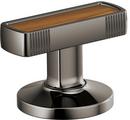 Brizo Brilliance Black Onyx Wood and Zinc Handle Kit 