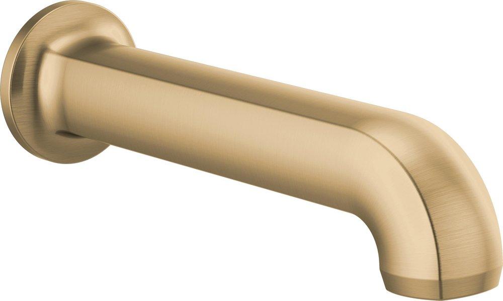 Brizo Luxe Gold 9-7/8 in. Brass Tub Spout 