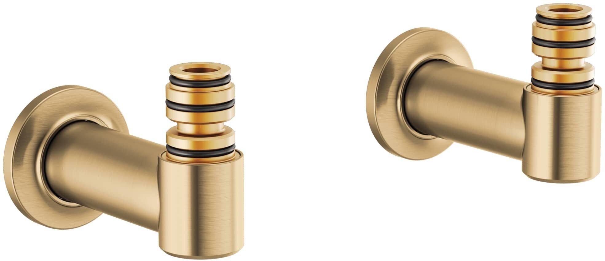 Brizo Luxe Gold Brass Tub Filler Union 