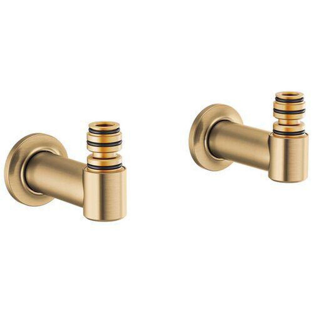 Brizo Luxe Gold Brass Tub Filler Union 