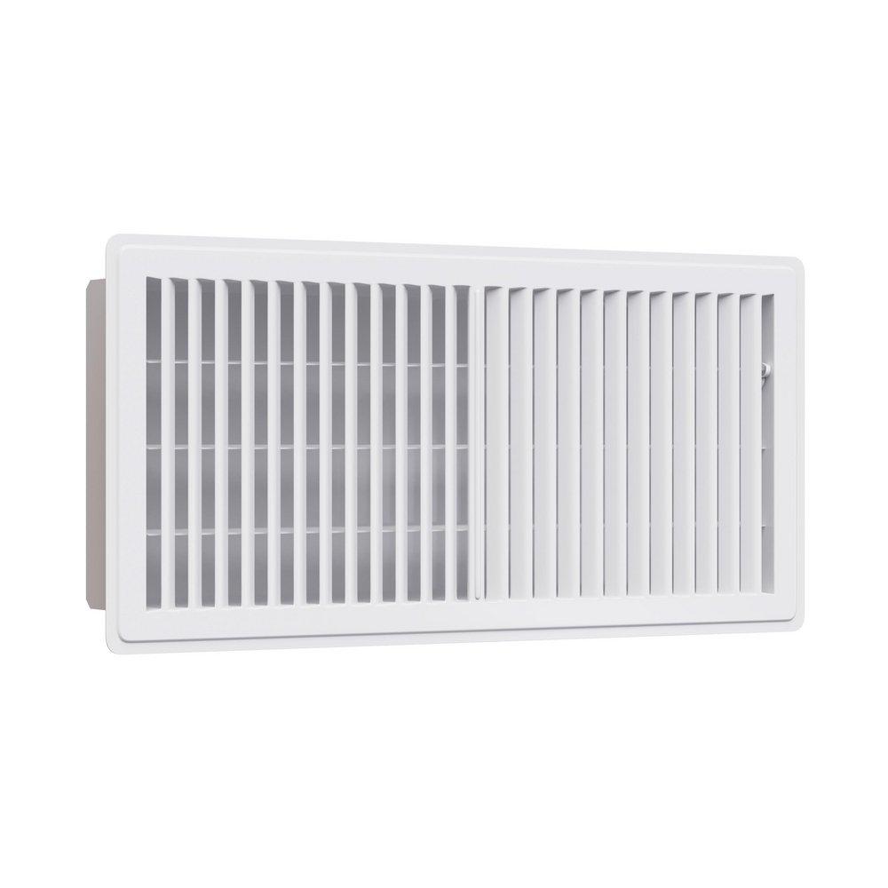 PROSELECT&reg; White 10 in. Residential Floor Register White Steel 