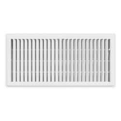 4 x 10 in. Steel Floor Diffuser in Brown