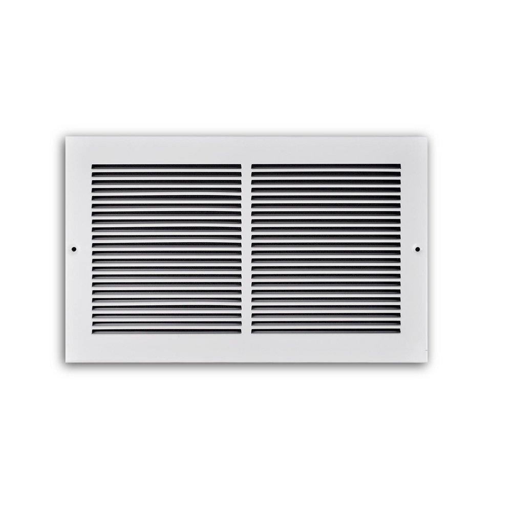 PROSELECT&reg; White 14 in. Residential 1-way Return Grille White Steel 