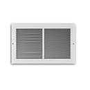 14 x 8 in. Residential 1-way Return Grille White Steel