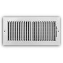 PROSELECT&reg; White 6 in. Residential Ceiling & Sidewall Register White 2-way Steel 