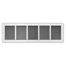 PROSELECT&reg; White 30 x 8 in. 1-way Return Grille White Steel 