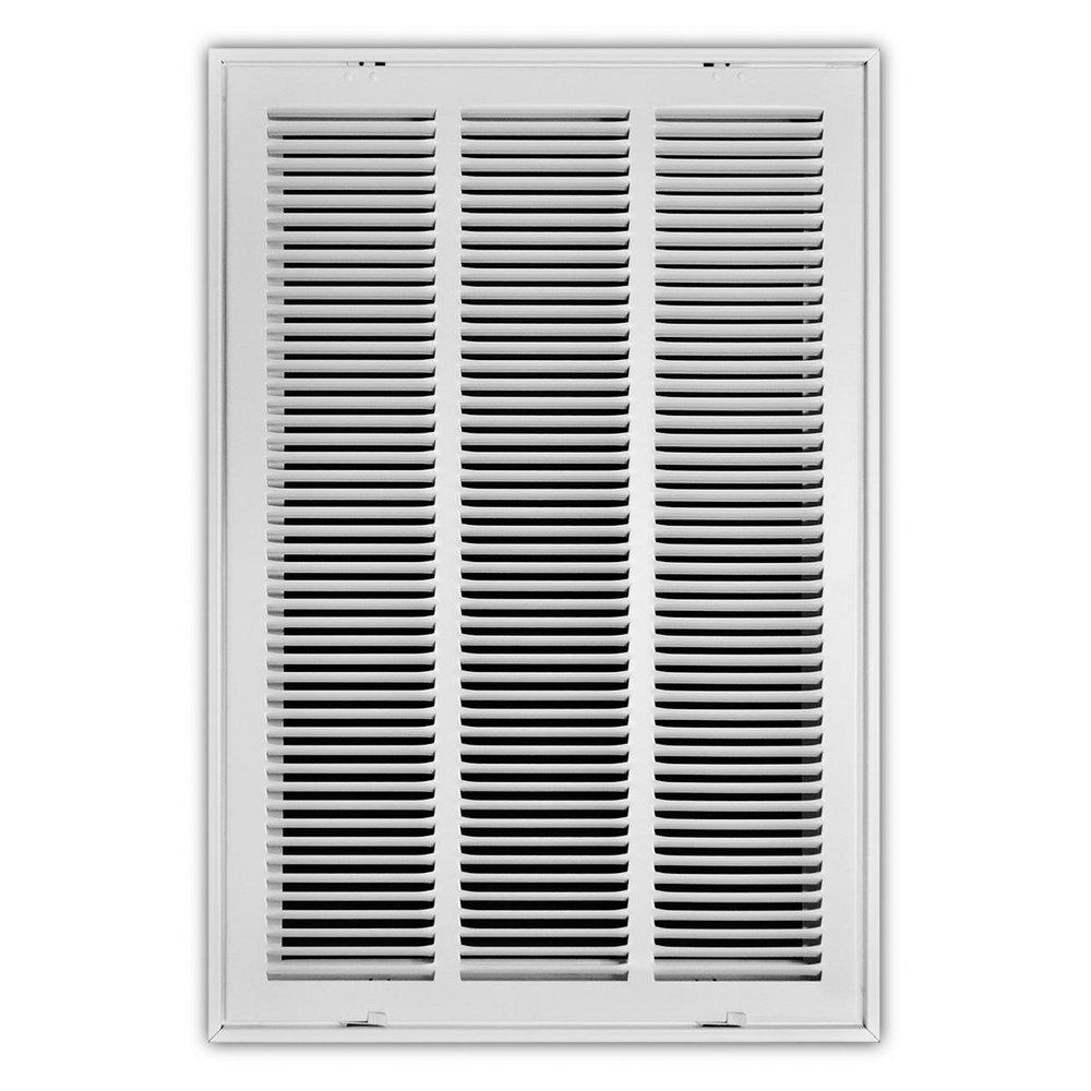 PROSELECT&reg; White 16 in. Residential Return Grille White Steel 