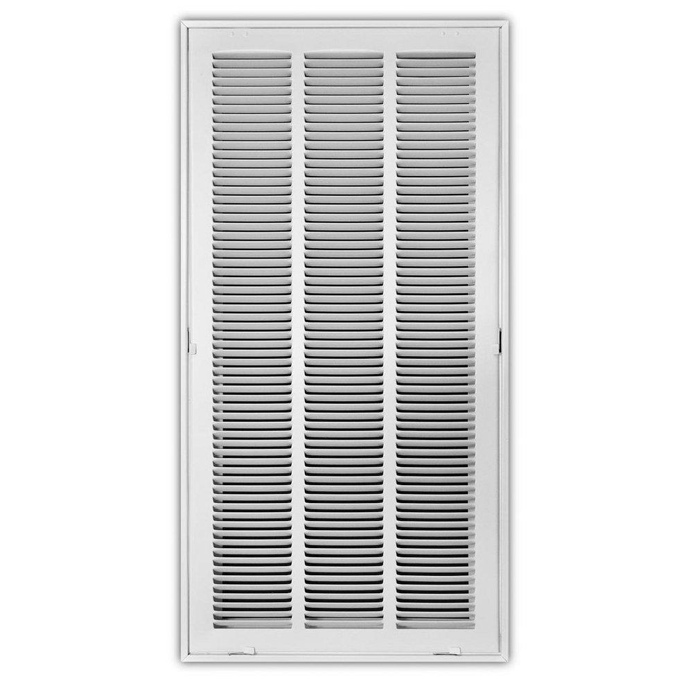 PROSELECT&reg; White 14 in. Residential Return Grille White Steel 