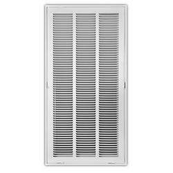 14 x 30 in. Stamped Steel Return Air Filter Grille in White