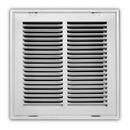 12 x 12 in. Residential Return Grille White Steel