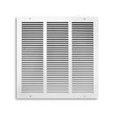 16 in. Residential Return Grille White Steel