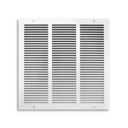 16 x 16 in. Residential Return Grille White Steel