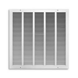 20 x 20 in. Residential Return Grille White Steel